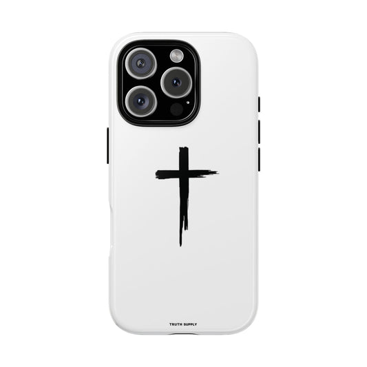 Cross Tough Case for iPhone (White) - Durable Protection and Style